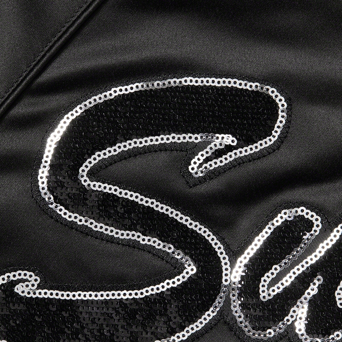 Supreme®/Mitchell & Ness® Sequin Logo Varsity Jacket view 3